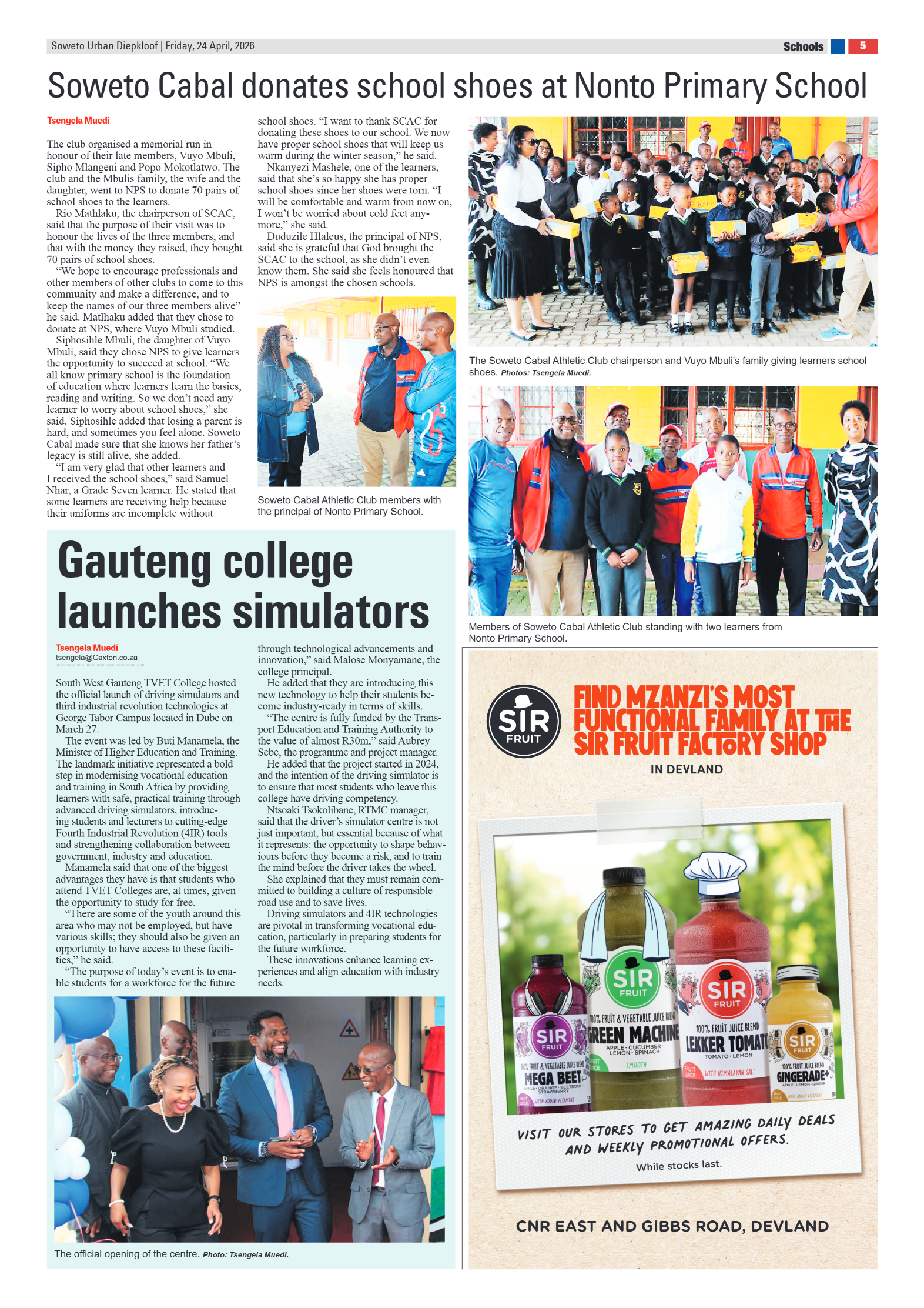 Diepkloof: 24 April 2026 page 5