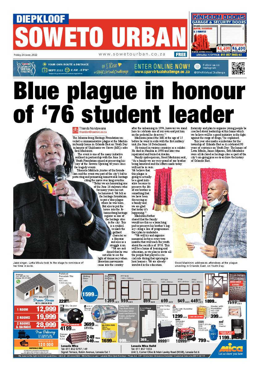 Diepkloof 24 June 2022 page 1