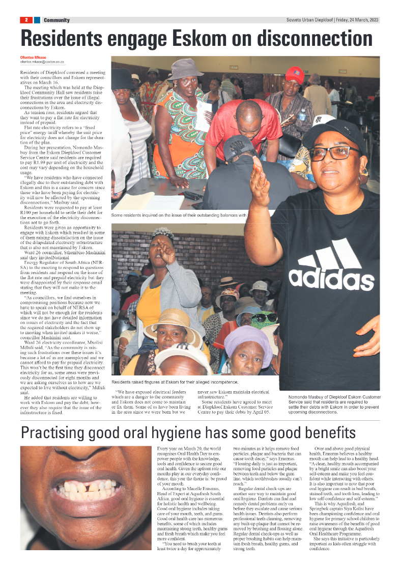 Diepkloof 24 March 2023 page 2