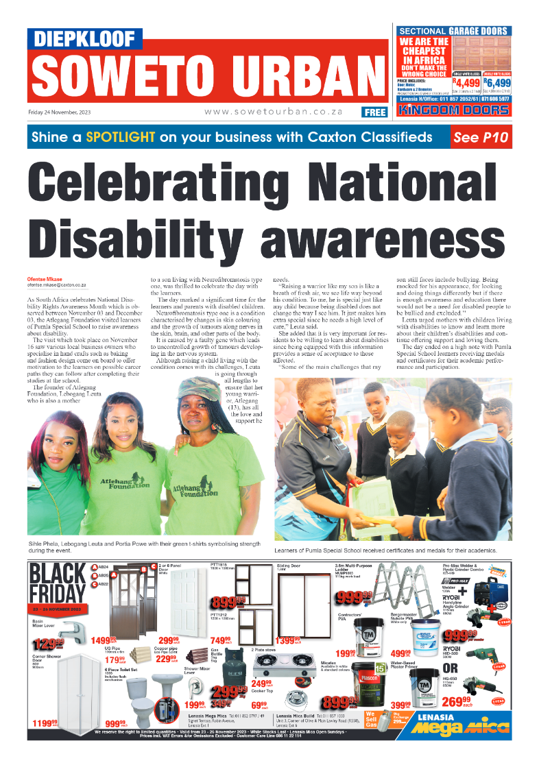 Diepkloof: 24 November 2023 page 1