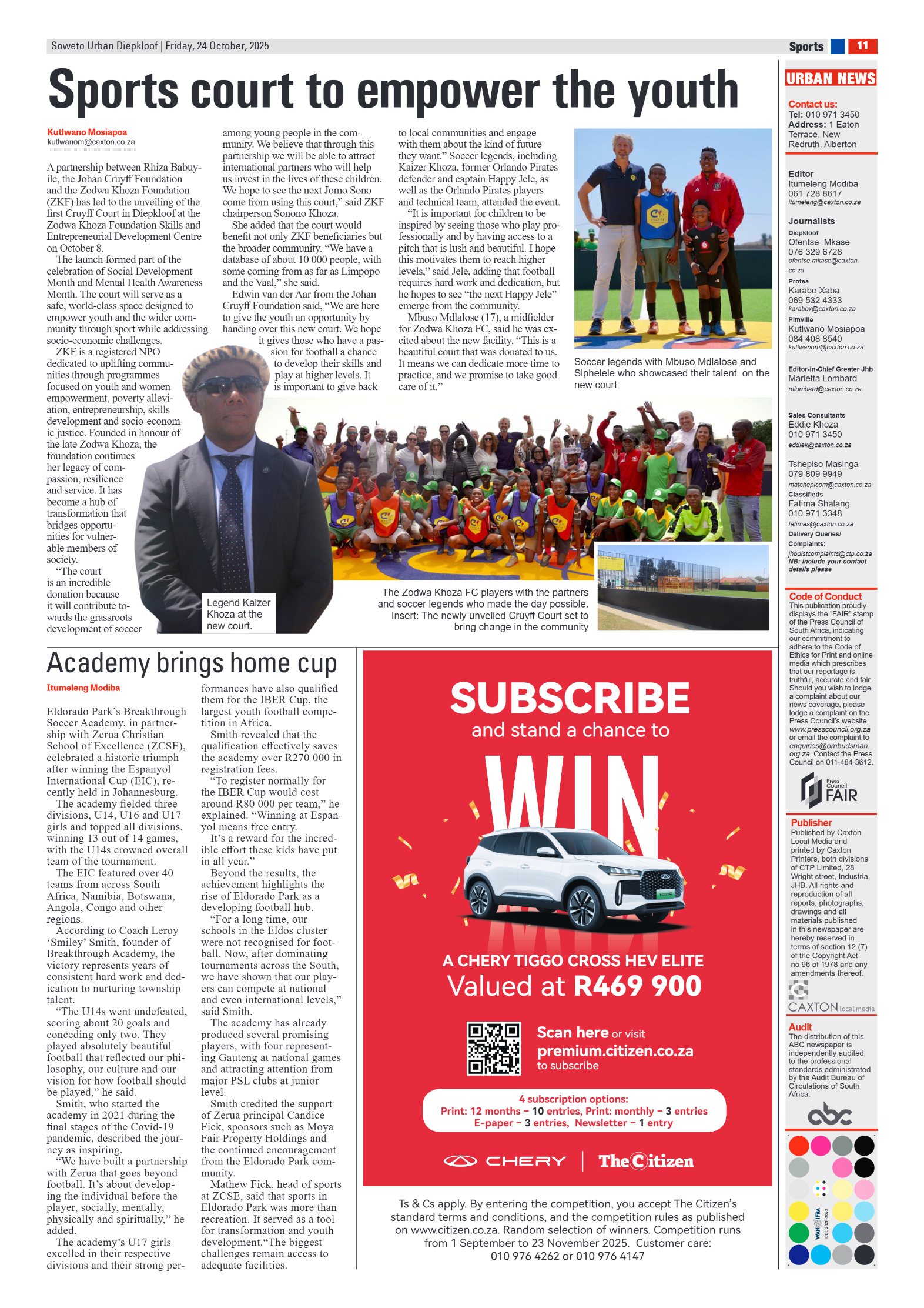 Diepkloof: 24 October 2025 page 11