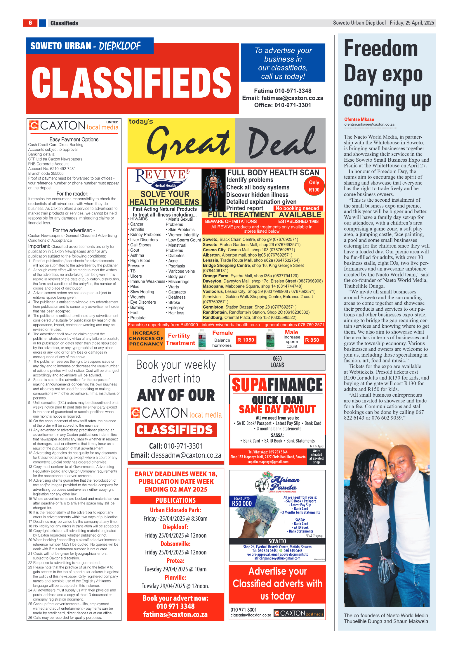 Diepkloof: 25 April 2025 page 6