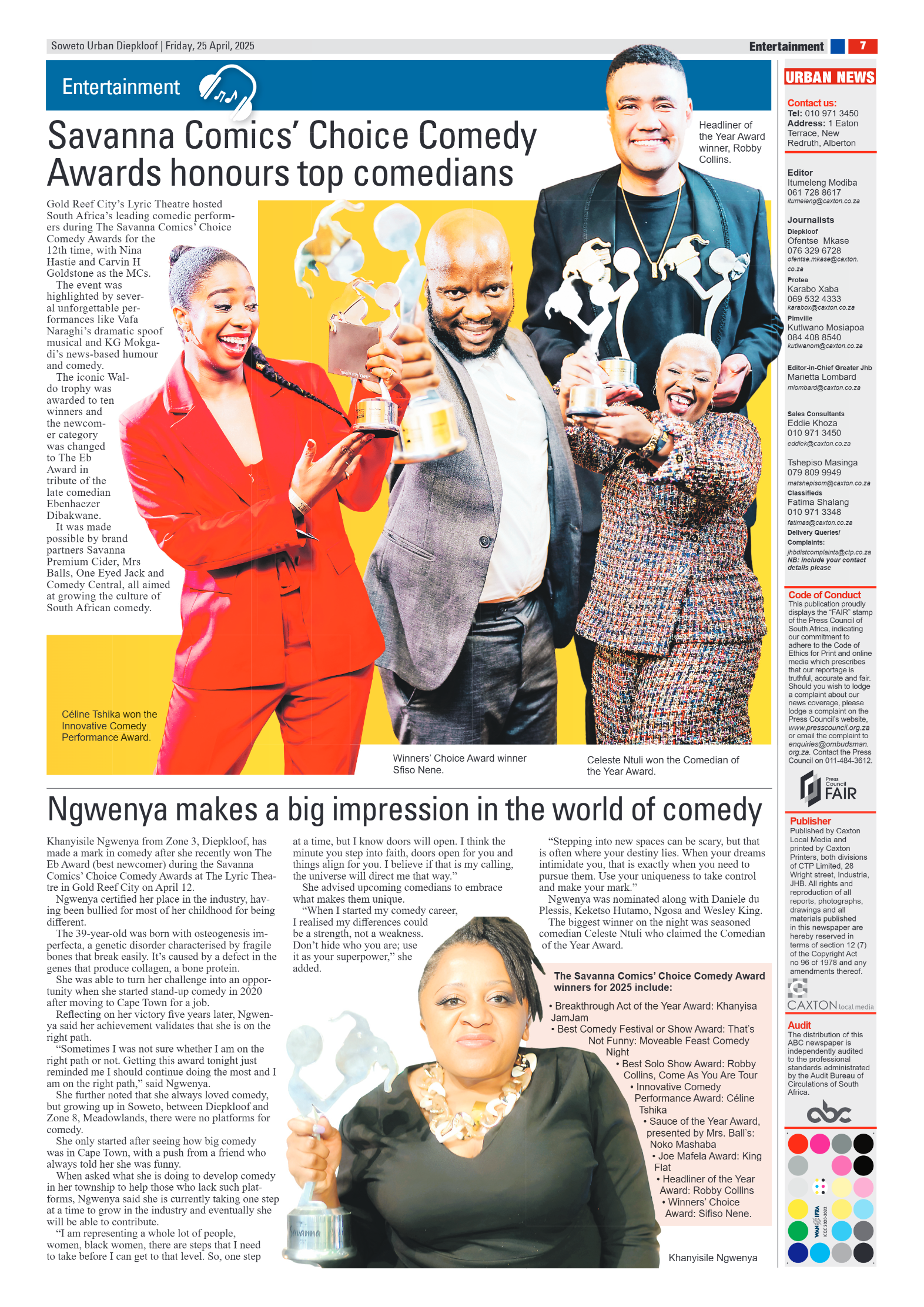 Diepkloof: 25 April 2025 page 7