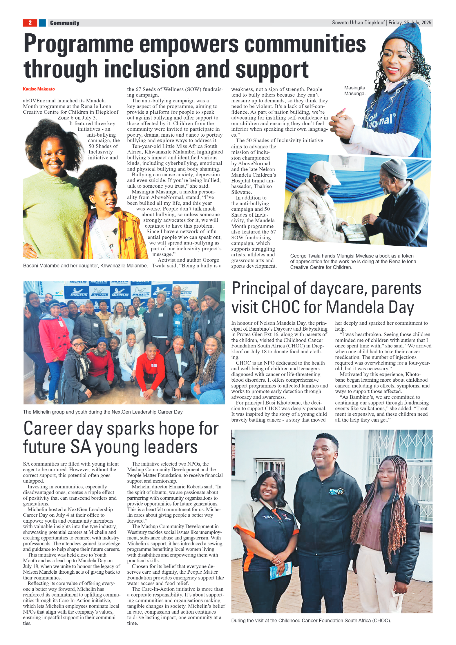 Diepkloof: 25 July 2025 page 2