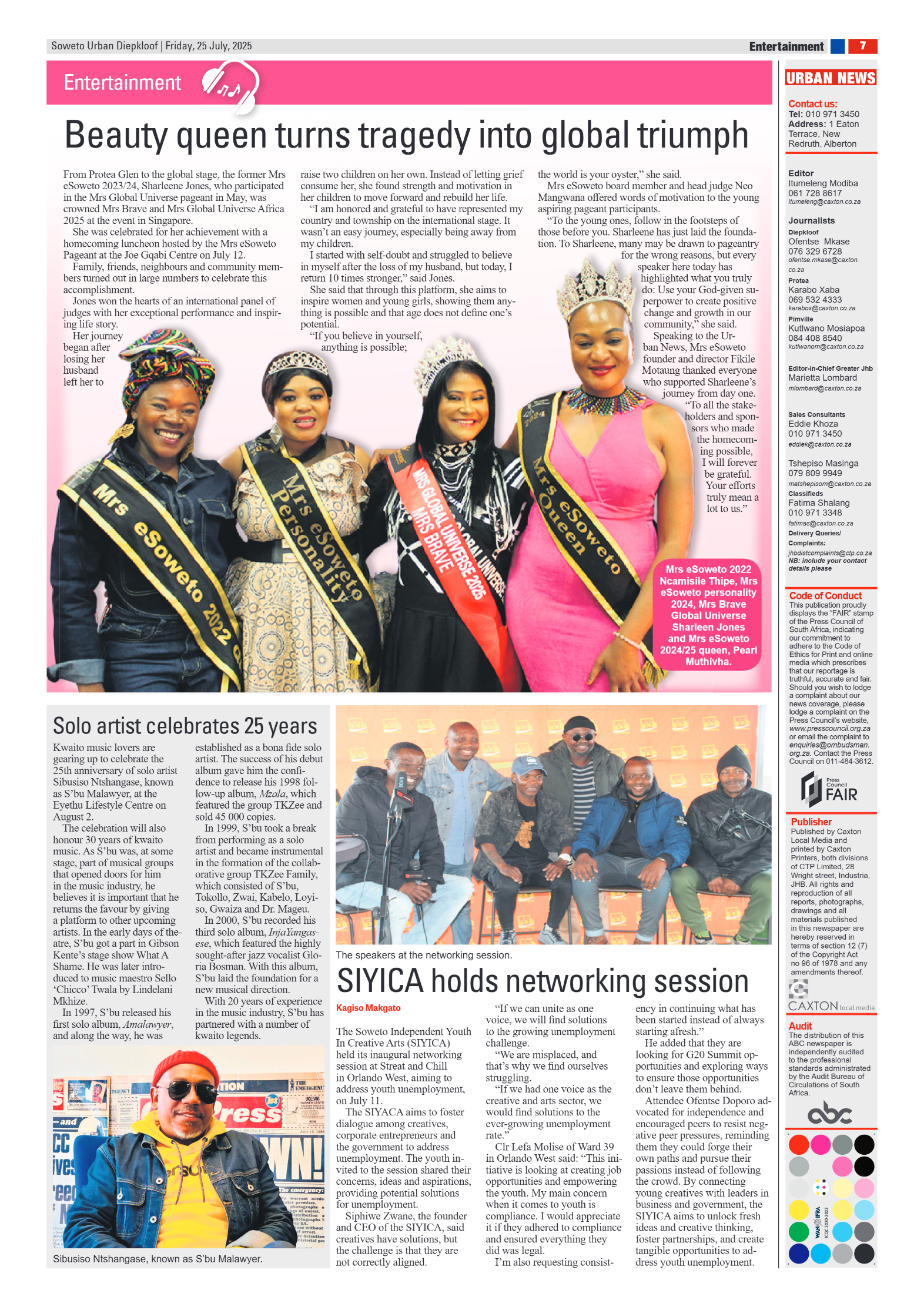 Diepkloof: 25 July 2025 page 7