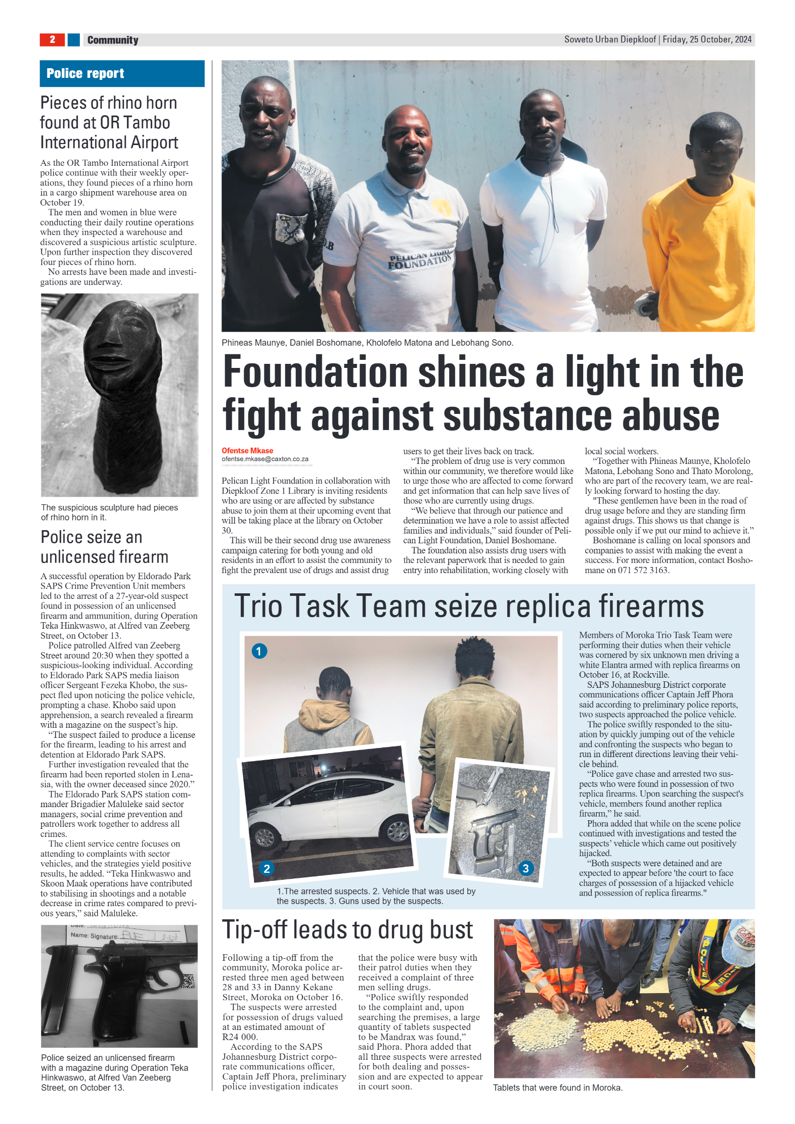 Diepkloof: 25 October 2024 page 2