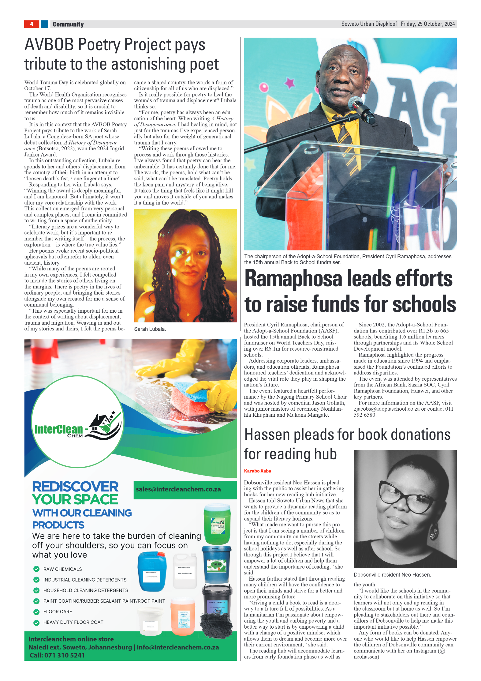 Diepkloof: 25 October 2024 page 4