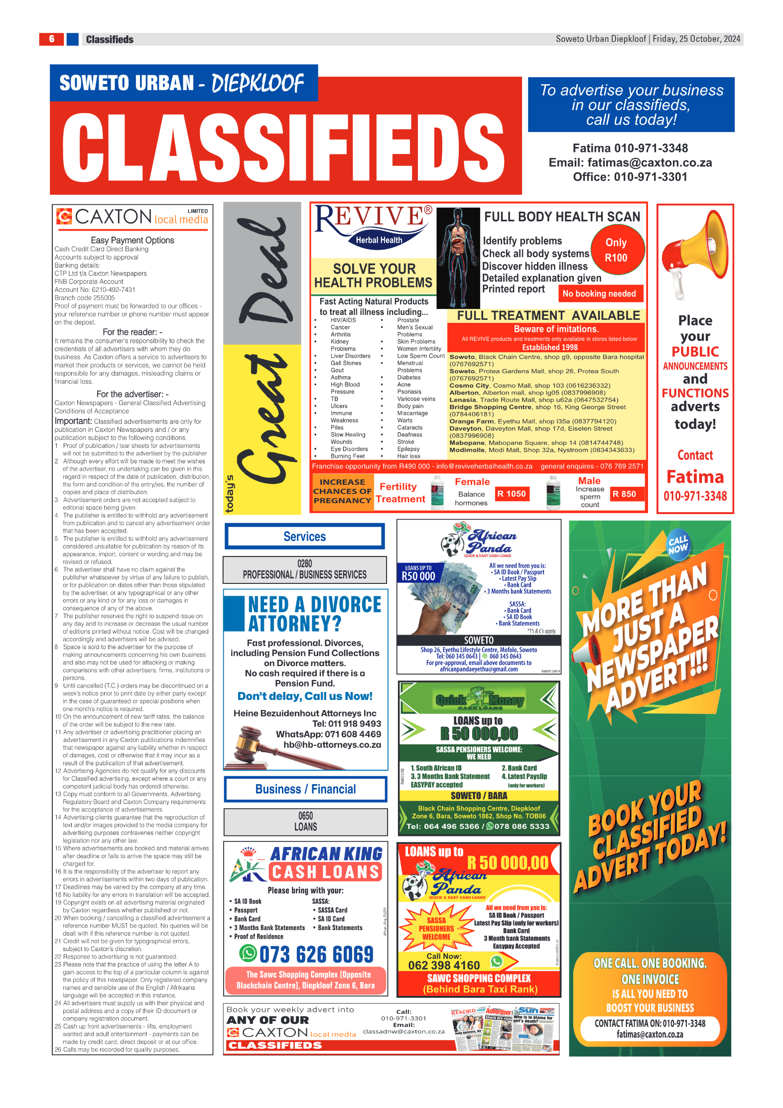 Diepkloof: 25 October 2024 page 6