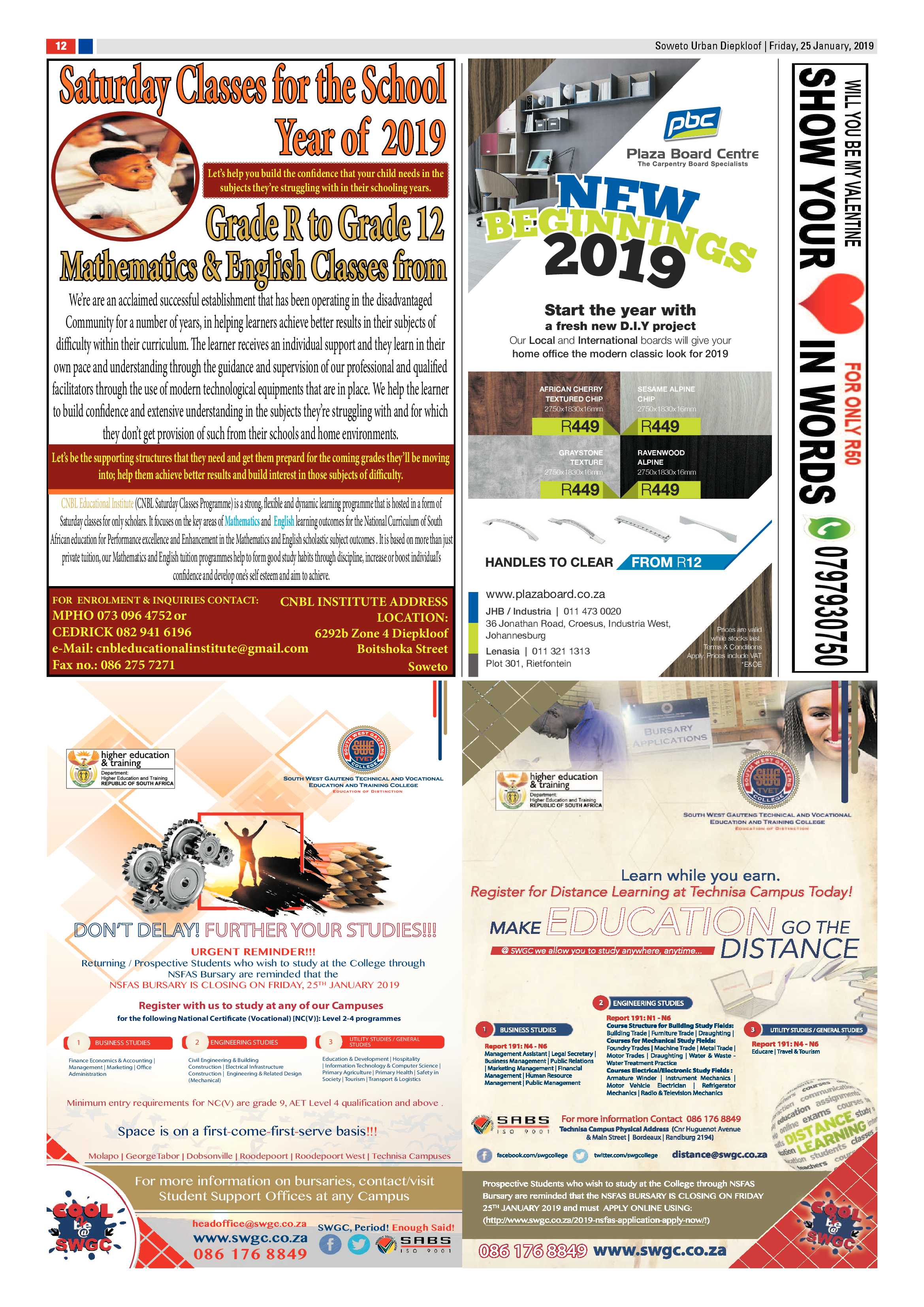 Jan 25 – Diepkloof News page 12