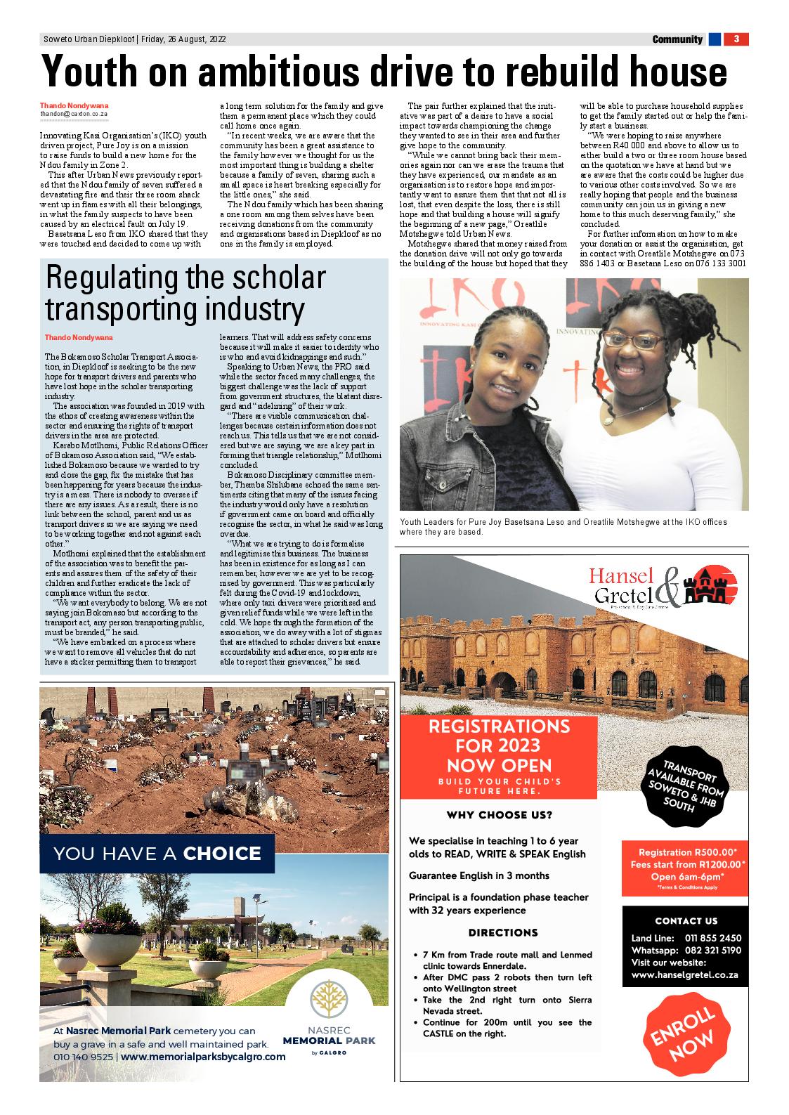 Diepkloof 26 August 2022 page 3