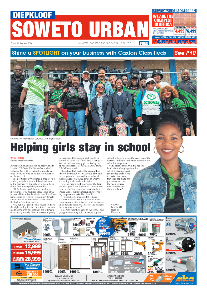 Diepkloof: 26 January 2024 page 1