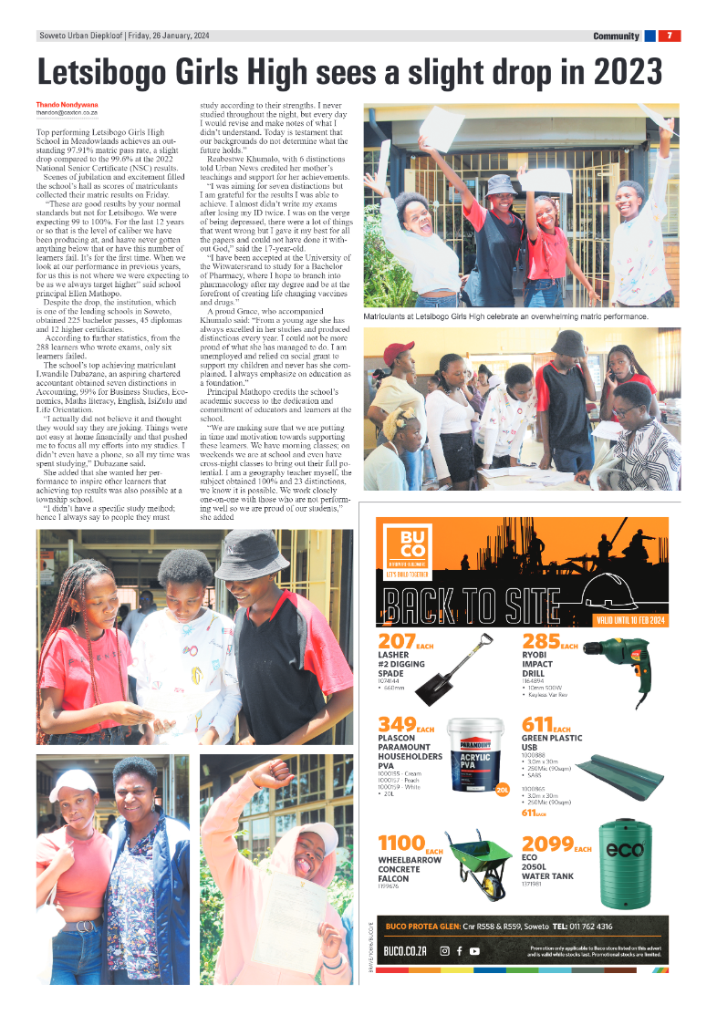 Diepkloof: 26 January 2024 page 7