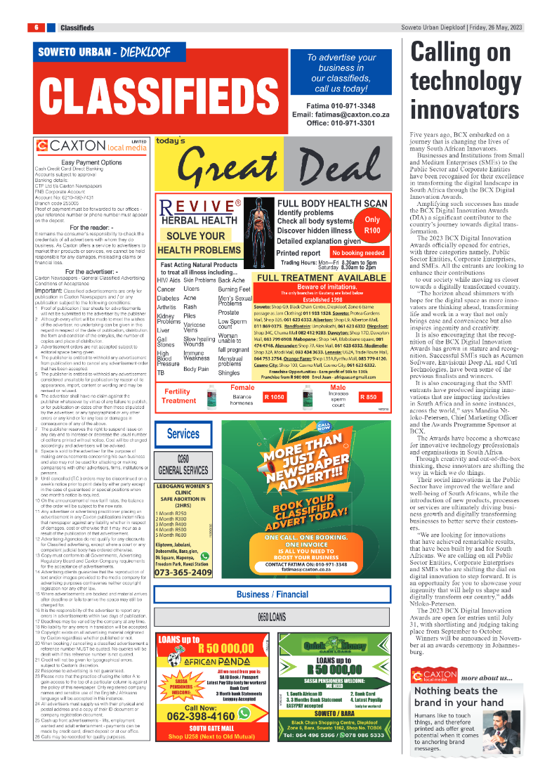 Diepkloof: 26 May 2023 page 6