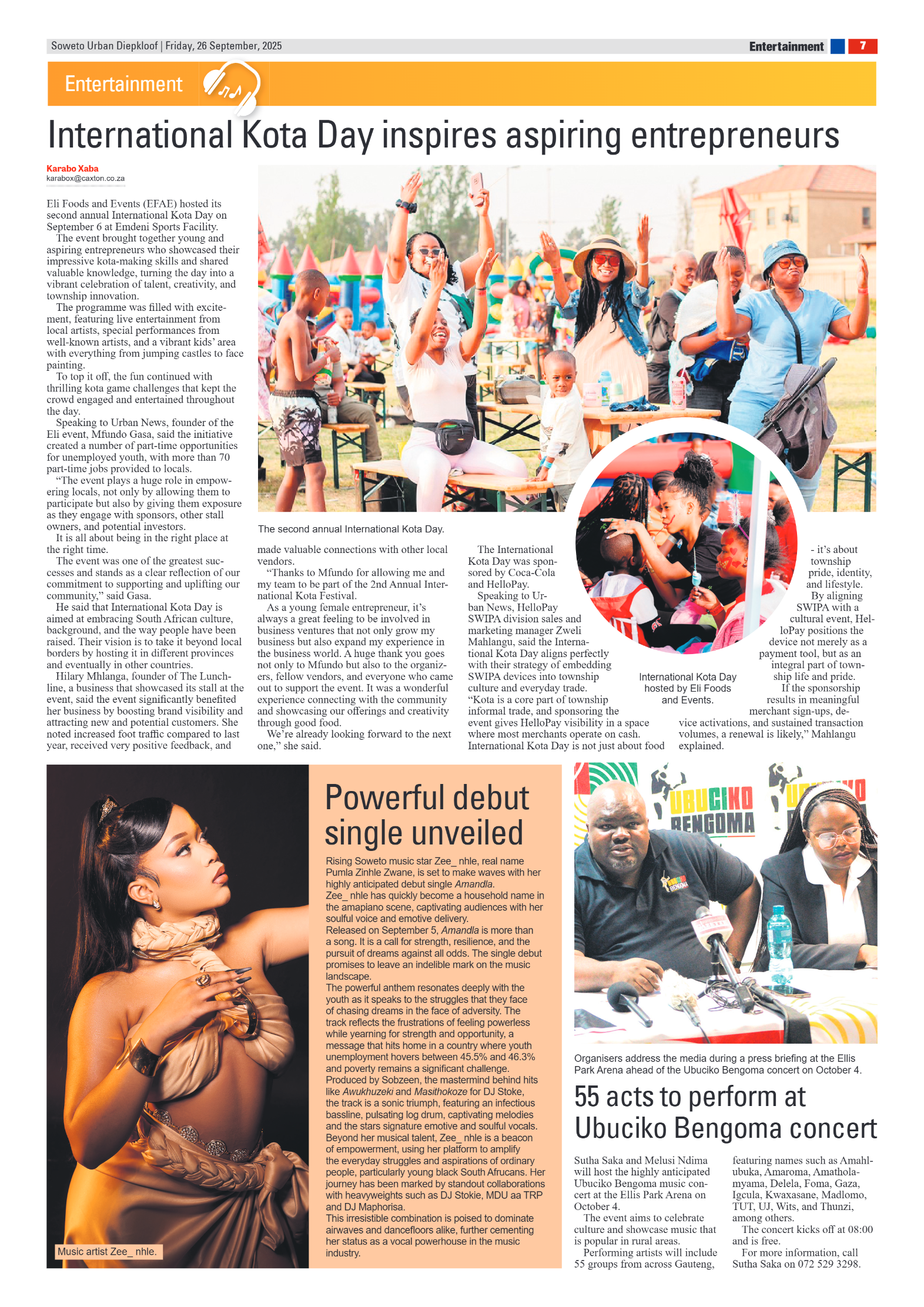 Diepkloof: 26 September 2025 page 7