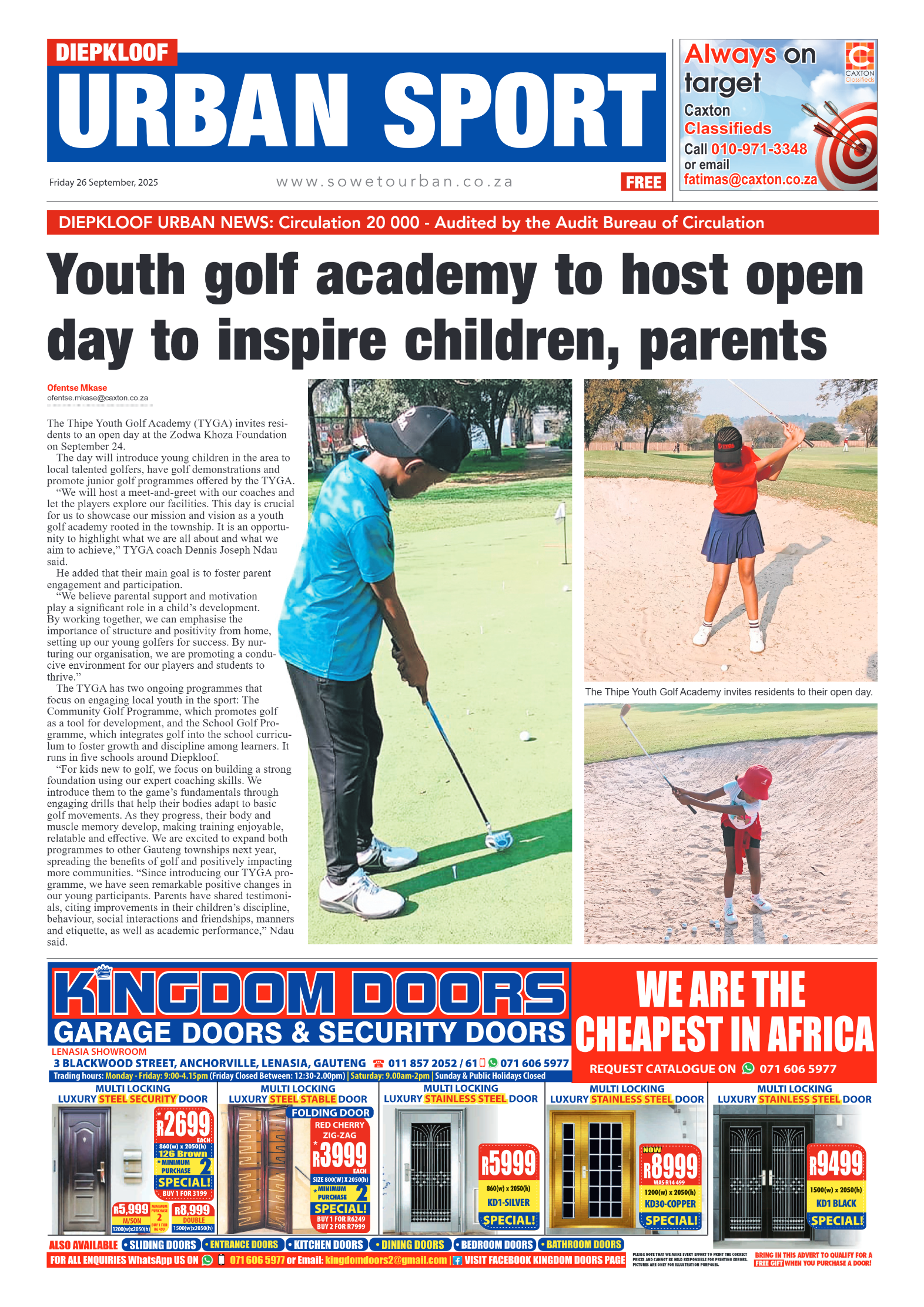 Diepkloof: 26 September 2025 page 8