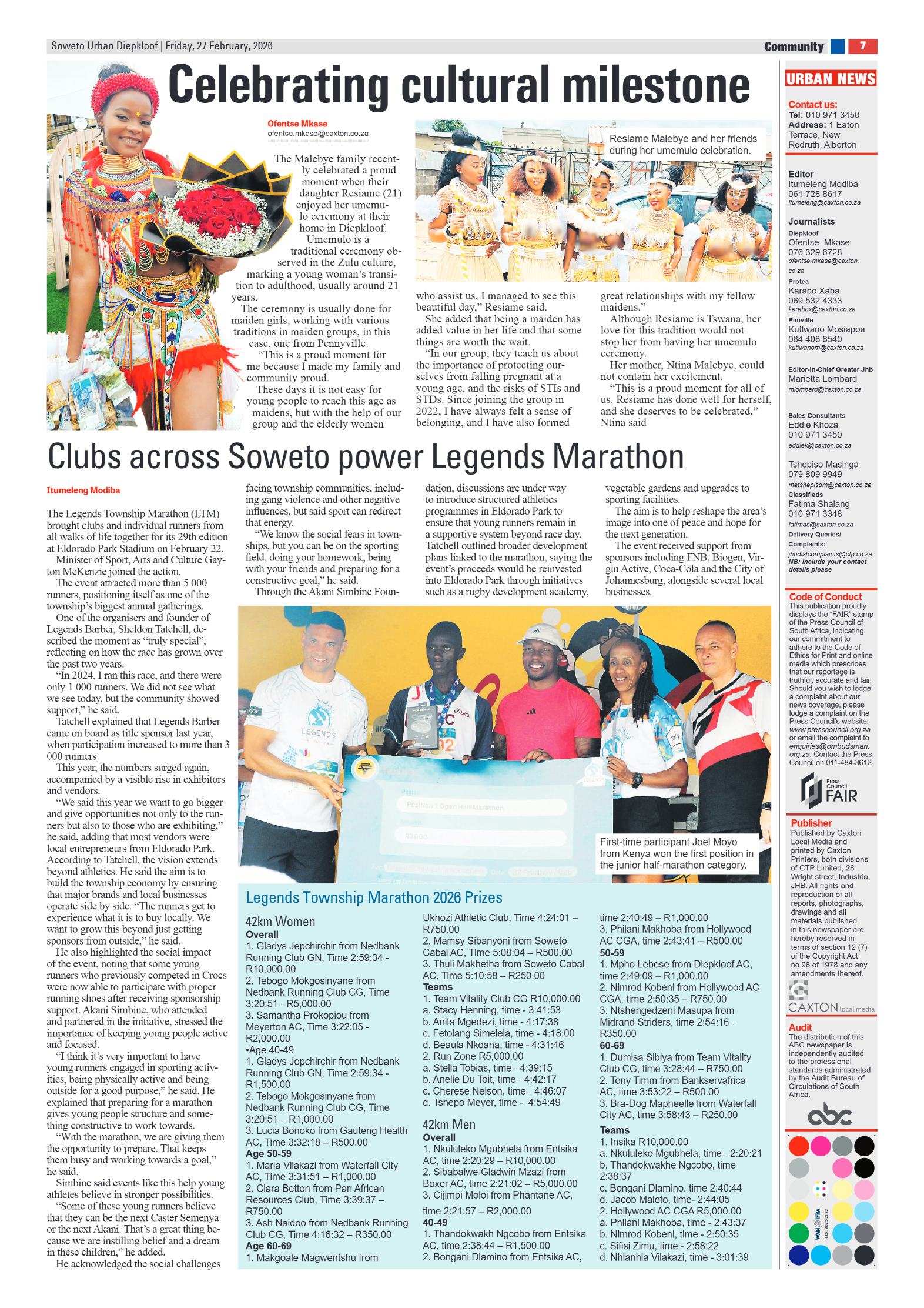 Diepkloof: 27 February 2026 page 7