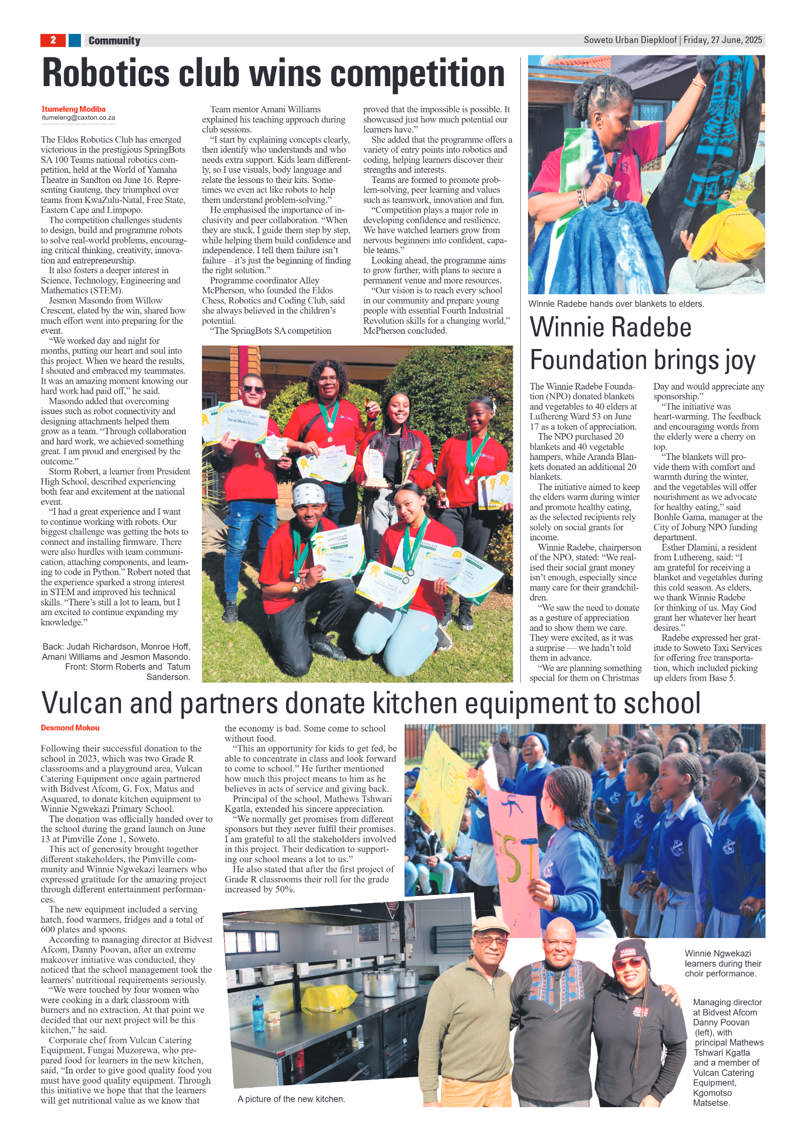 Diepkloof: 27 June 2025 page 2