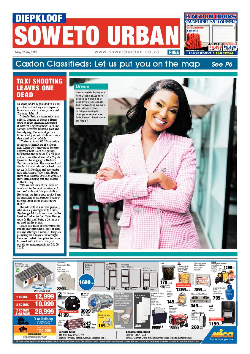 Diepkloof 27 May 2022 page 1