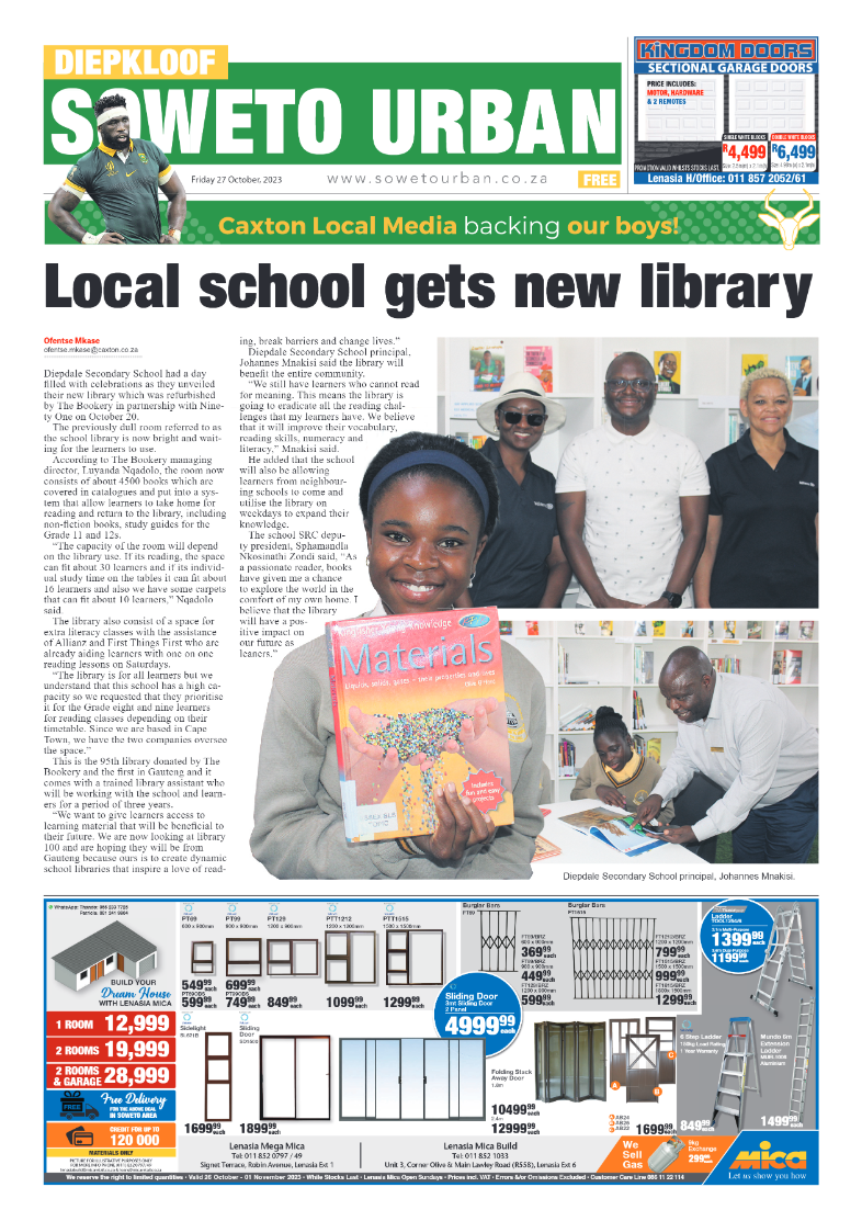Diepkloof: 27 October 2023 page 1