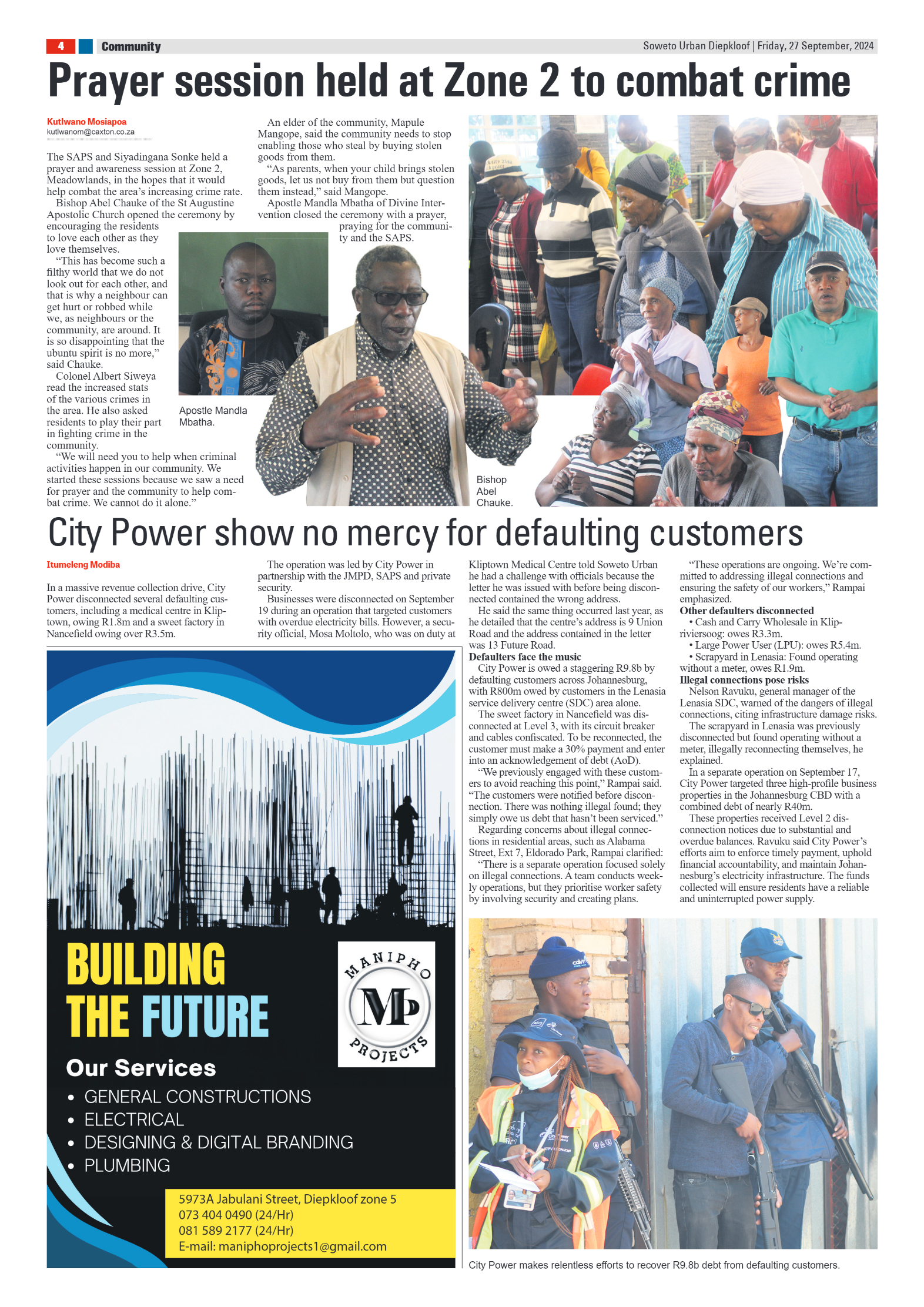Diepkloof: 27 September 2024 page 4