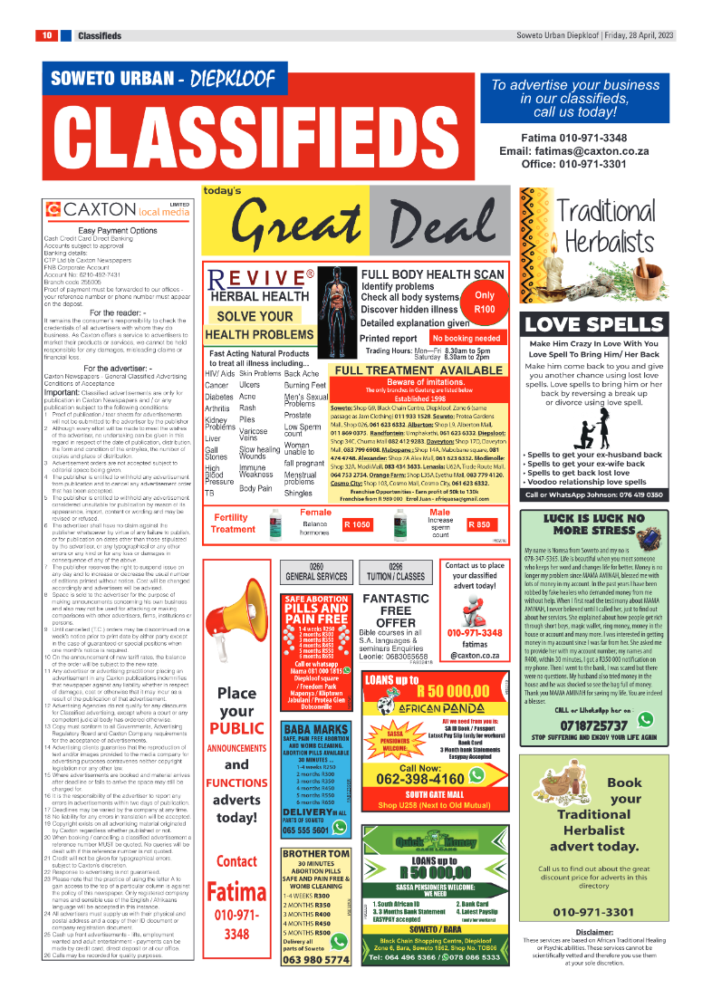 Diepkloof: 28 April 2023 page 10