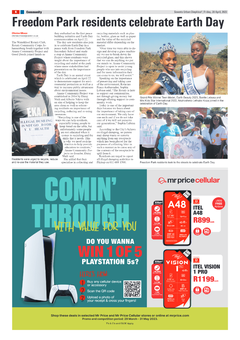 Diepkloof: 28 April 2023 page 6