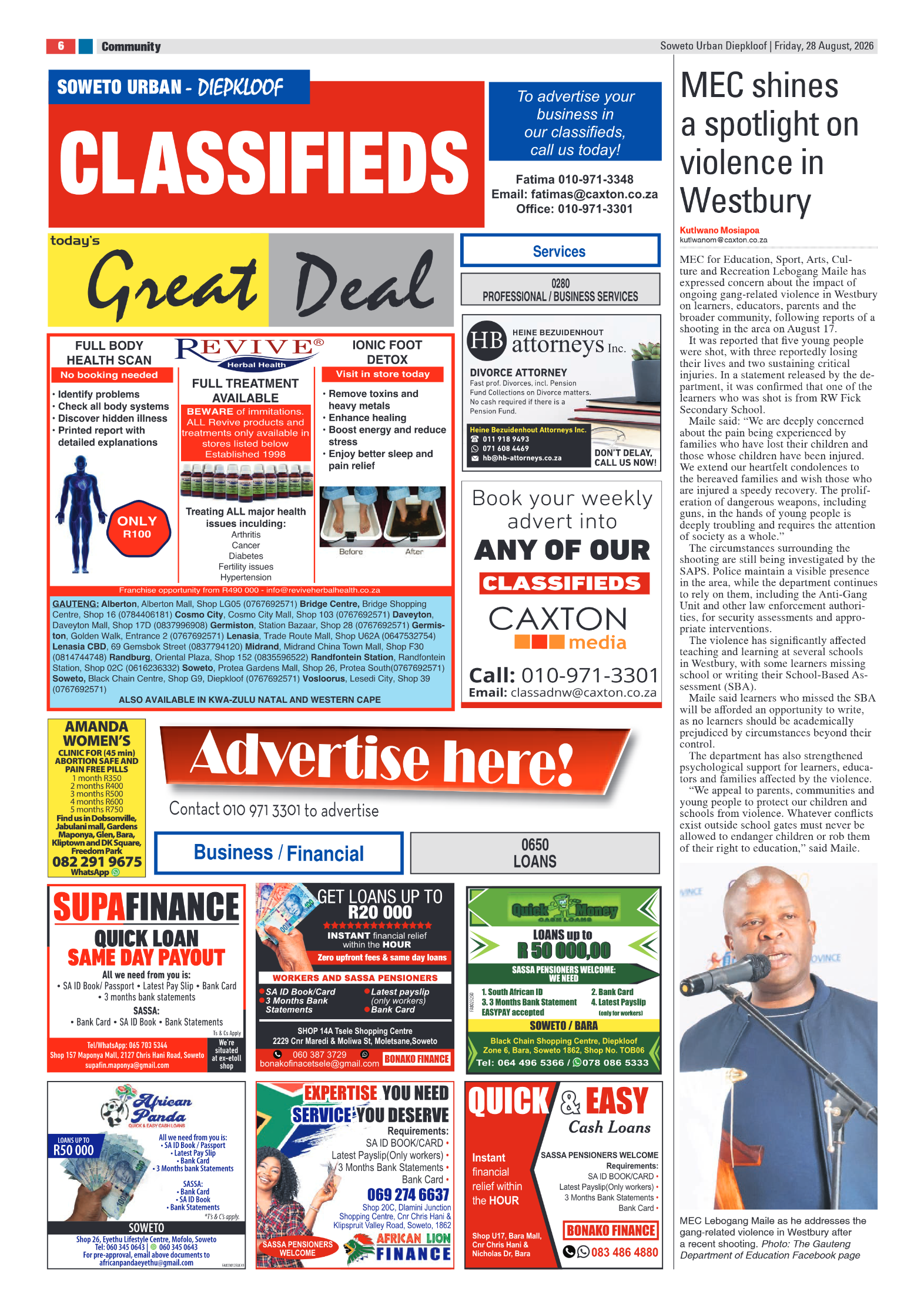 Diepkloof 28 August 2026 page 6