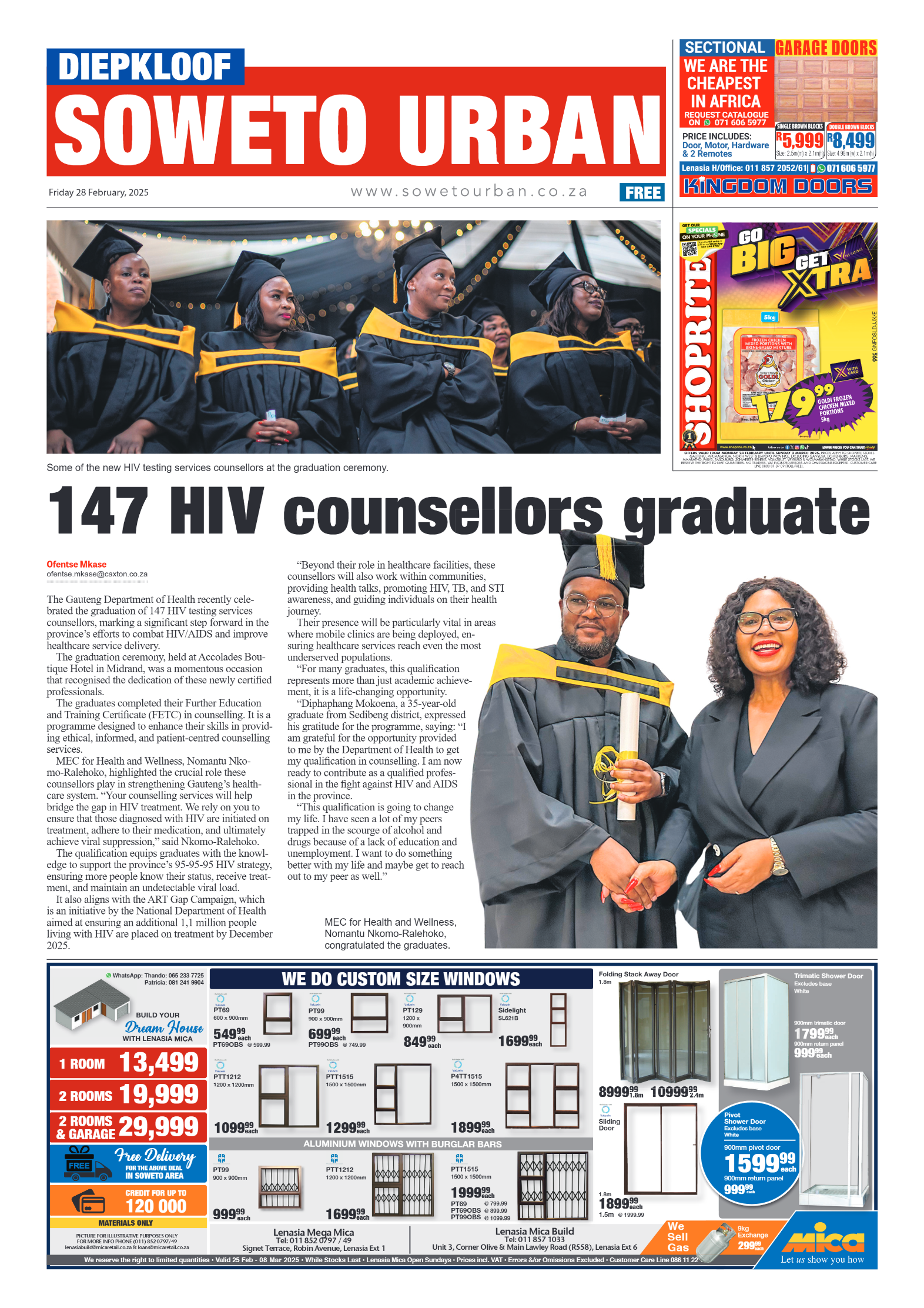 Diepkloof: 28 February 2025 page 1
