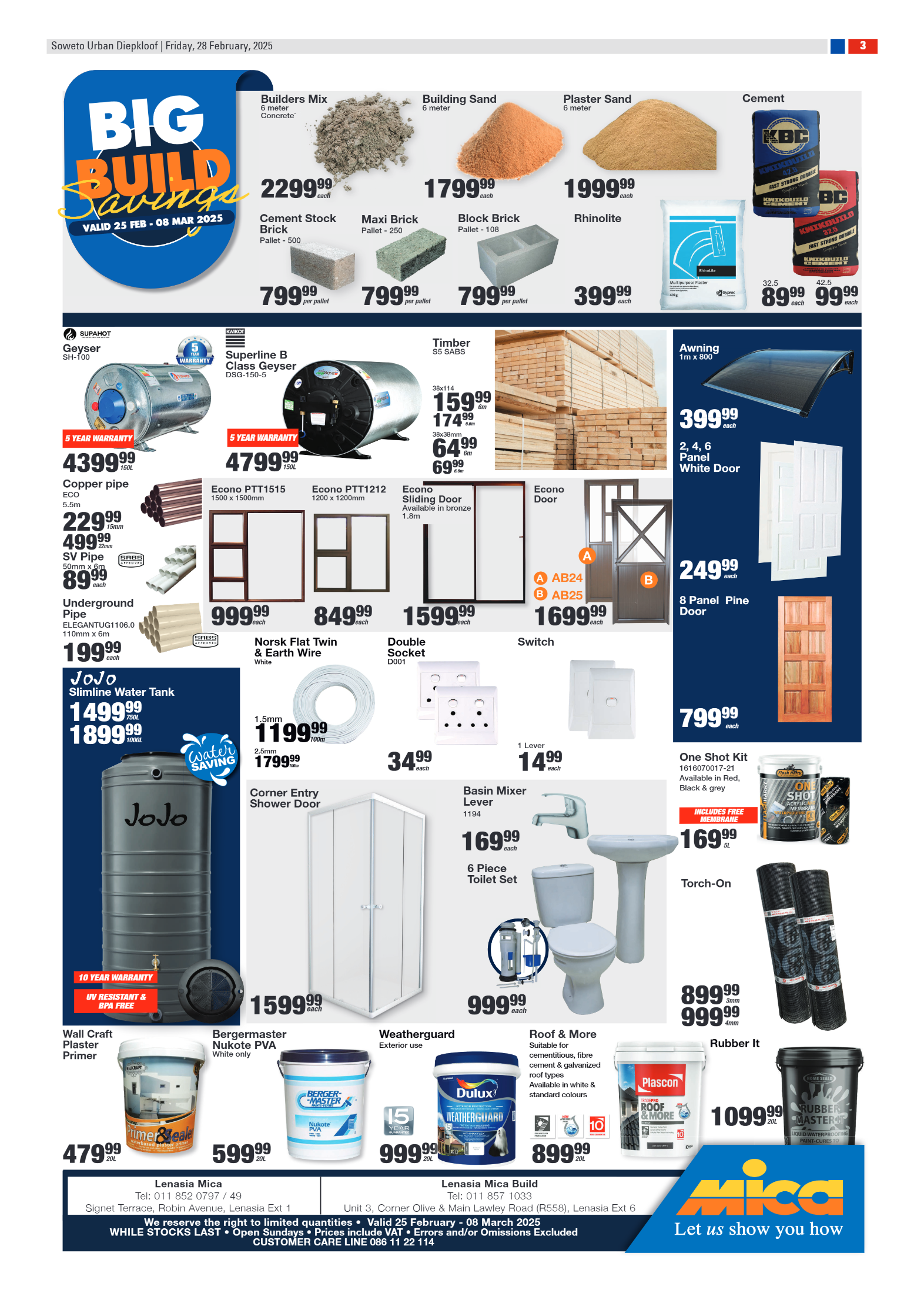 Diepkloof: 28 February 2025 page 3