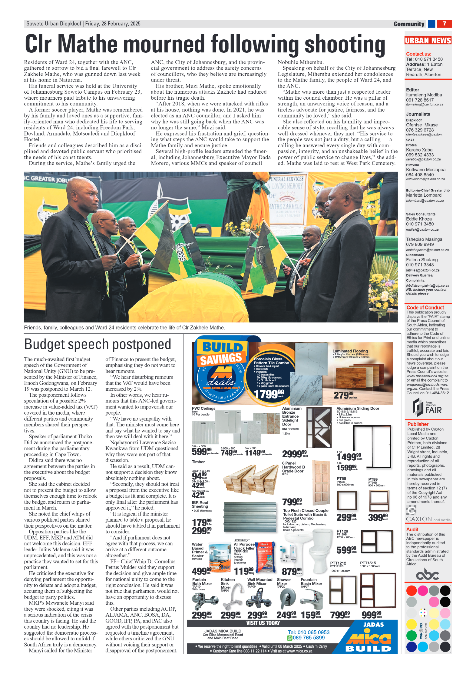 Diepkloof: 28 February 2025 page 7