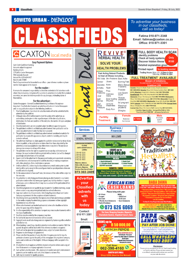 Diepkloof: 28 July 2023 page 6