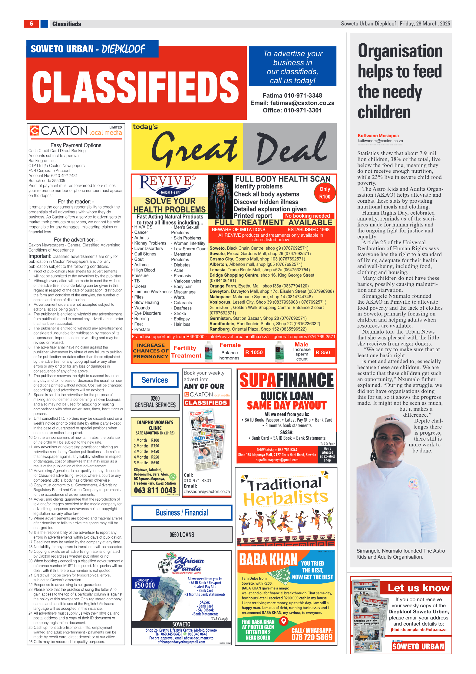Diepkloof: 28 March 2025 page 6