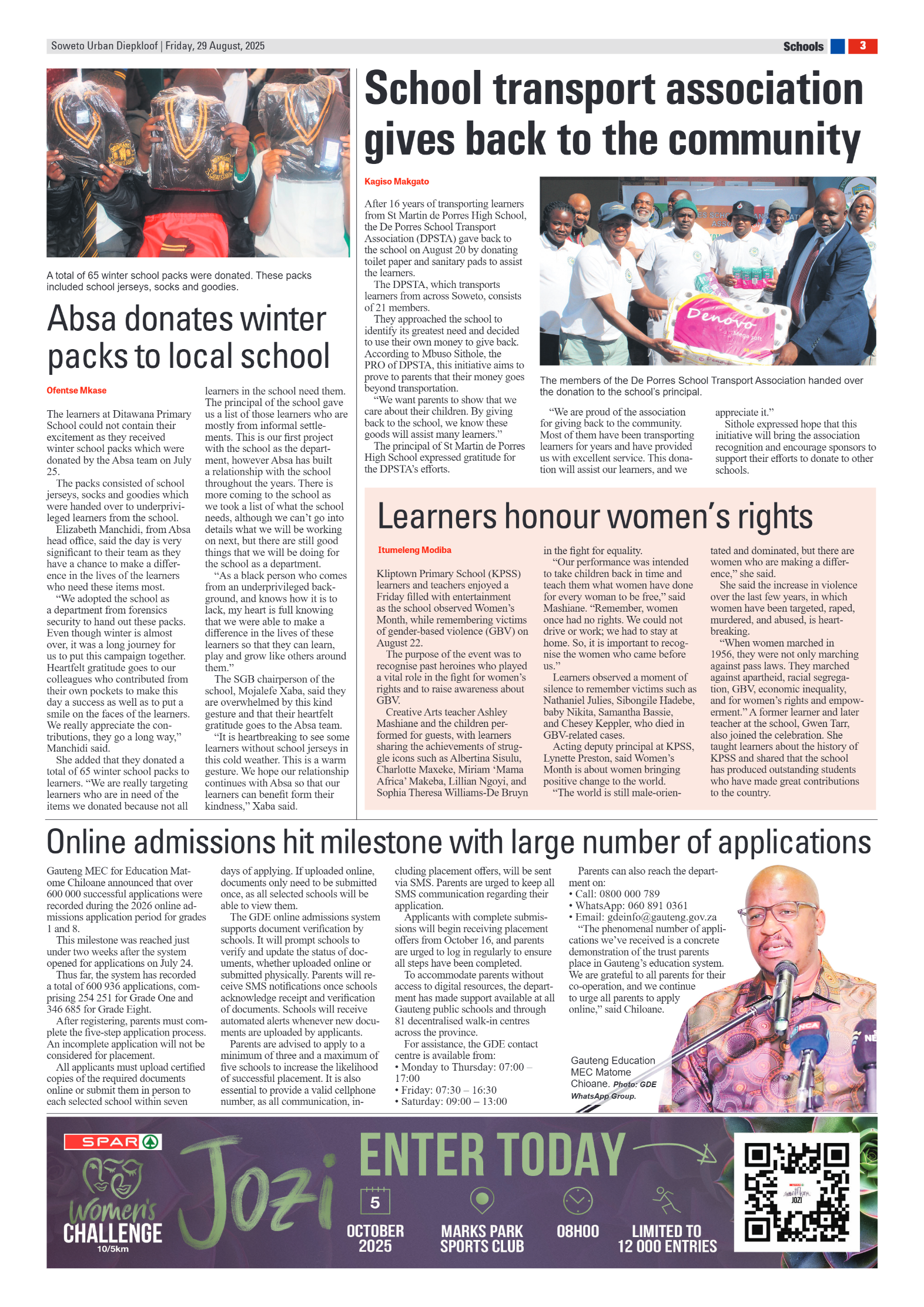 Diepkloof: 29 August 2025 page 3