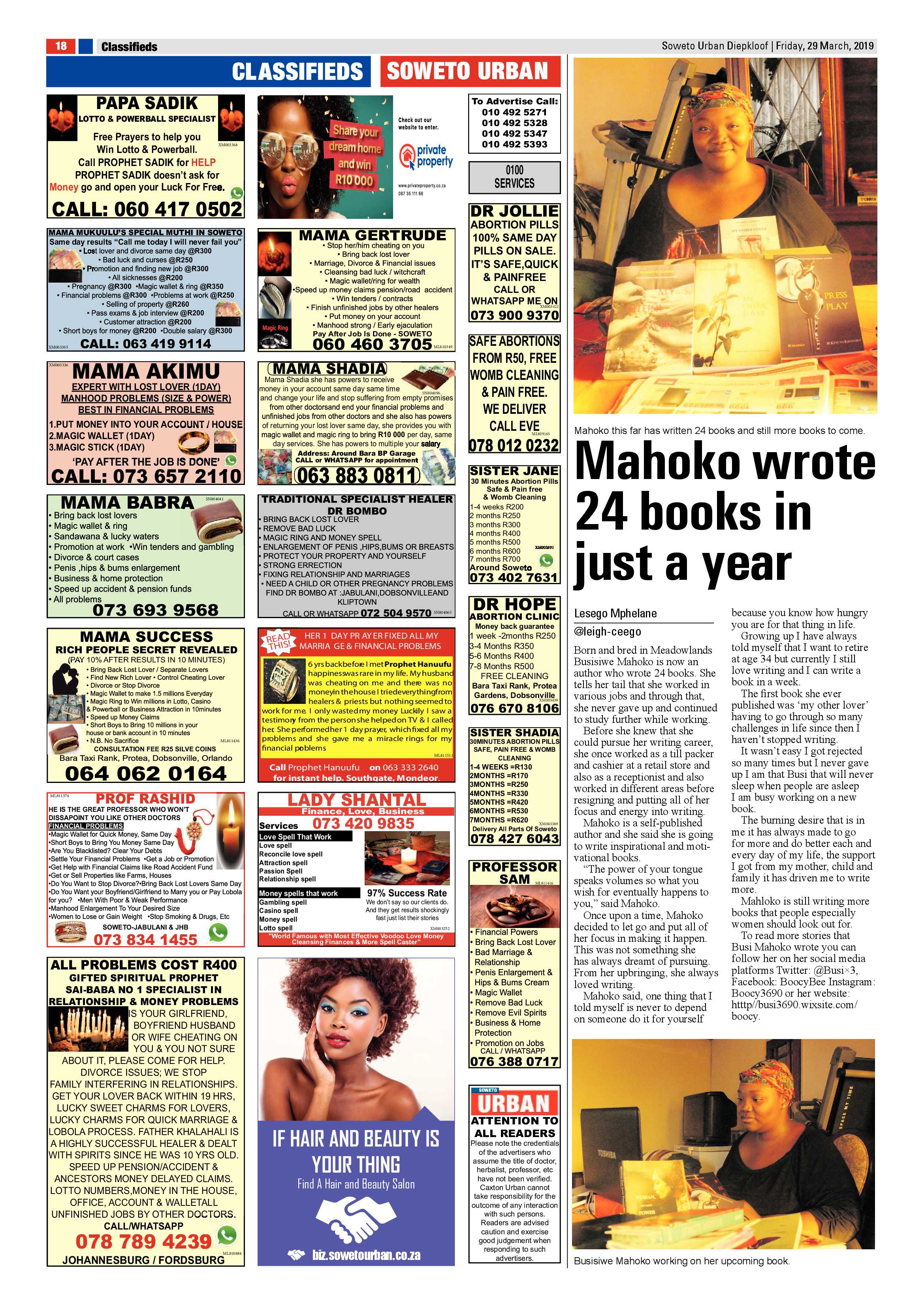 Diepkloof News – March 29 , 2019 page 19