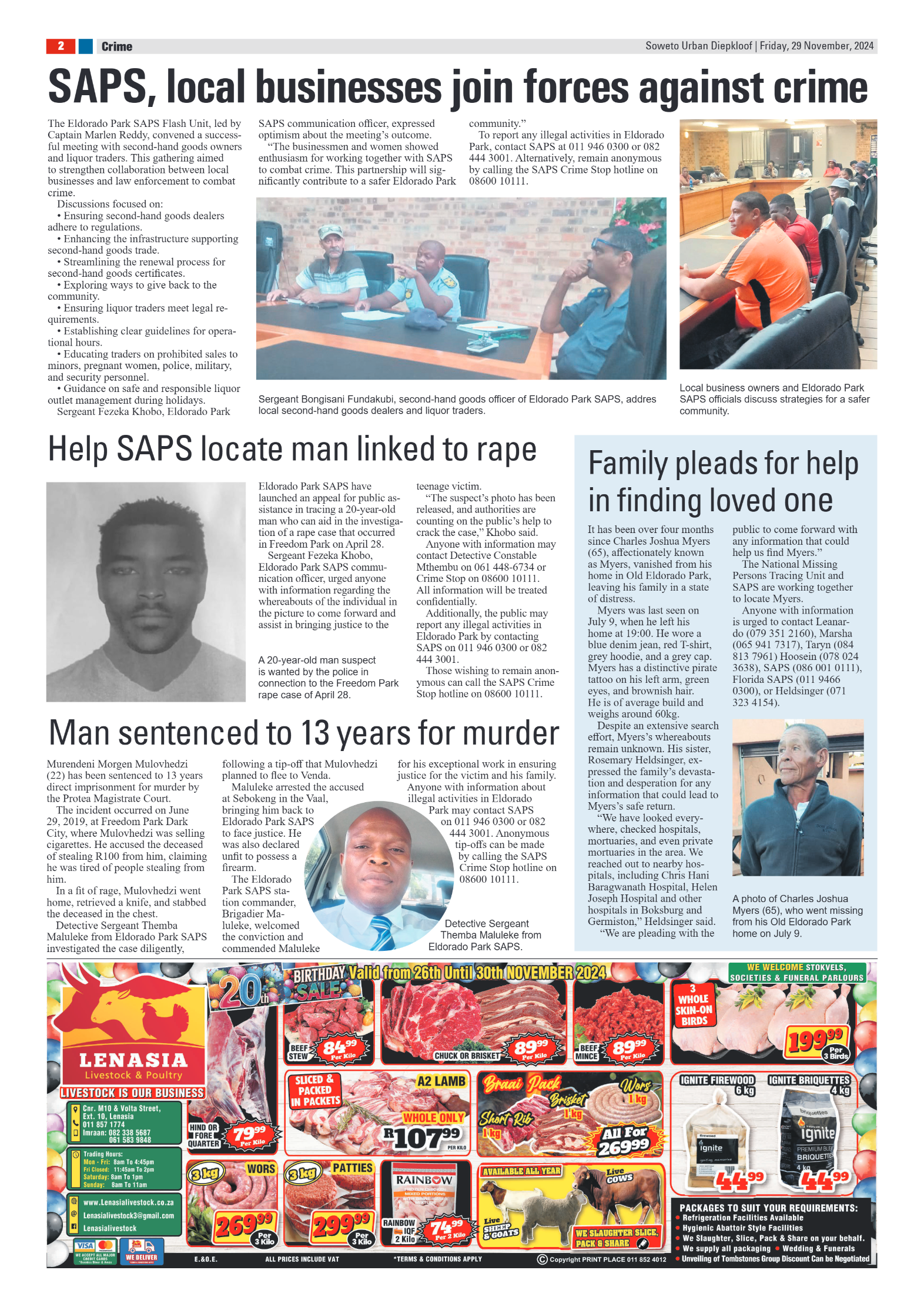 Diepkloof: 29 November 2024 page 2