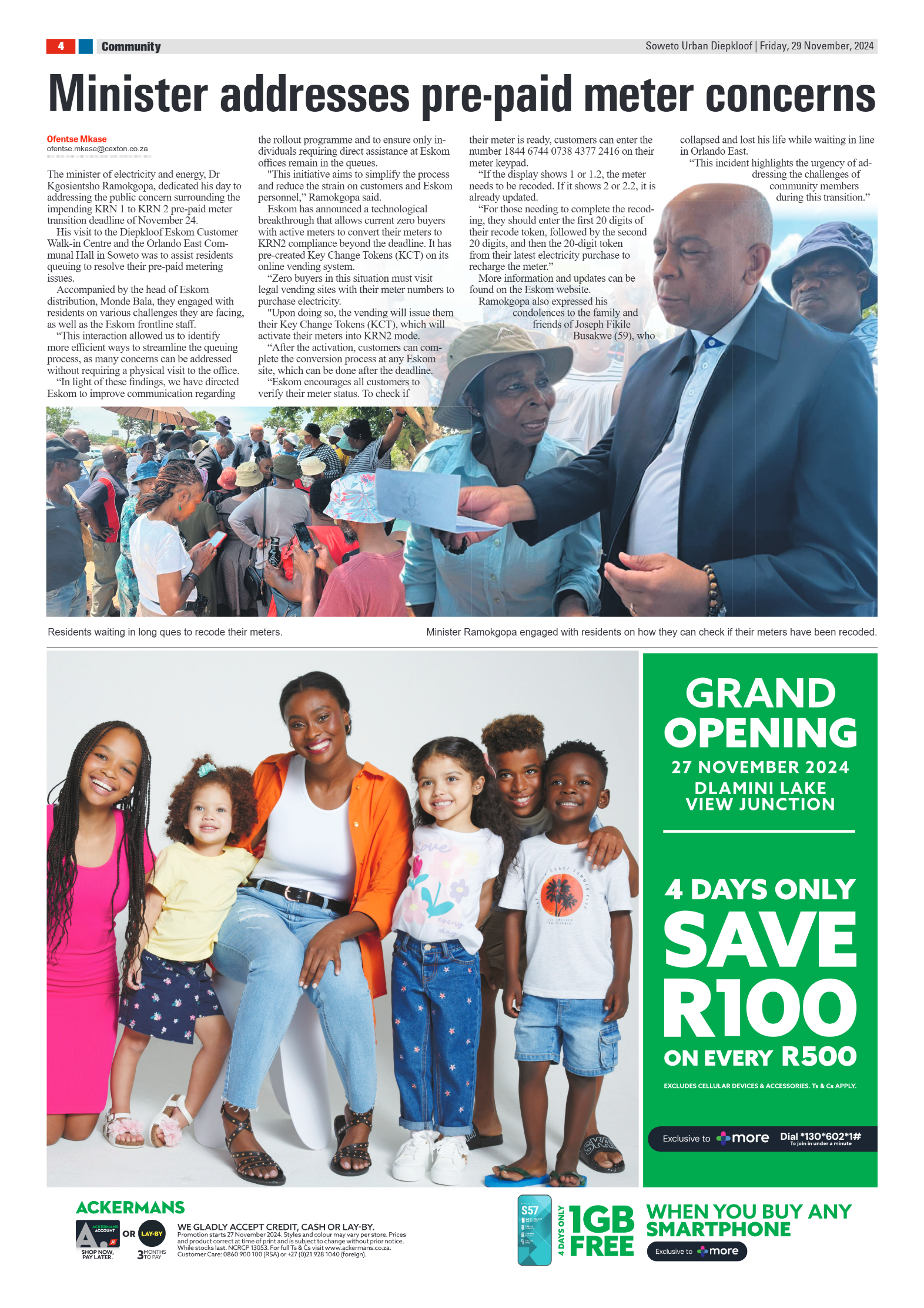 Diepkloof: 29 November 2024 page 4
