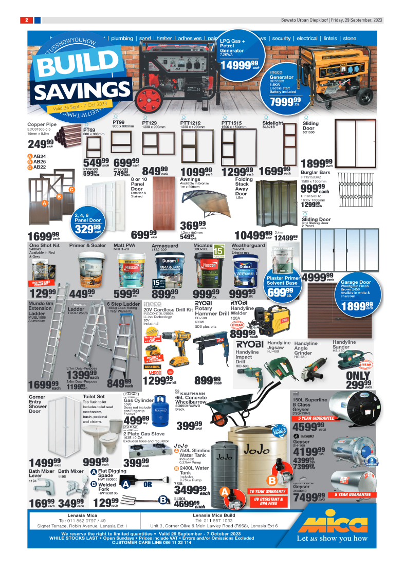 Diepkloof: 29 September 2023 page 2