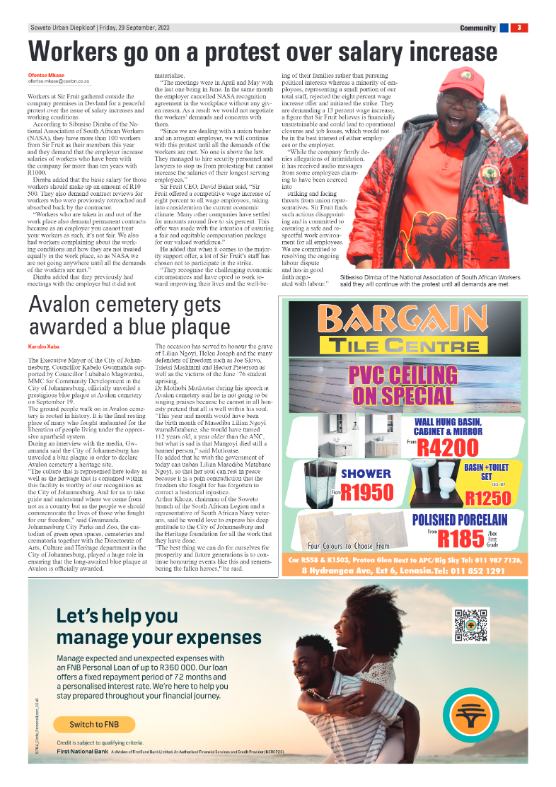 Diepkloof: 29 September 2023 page 3