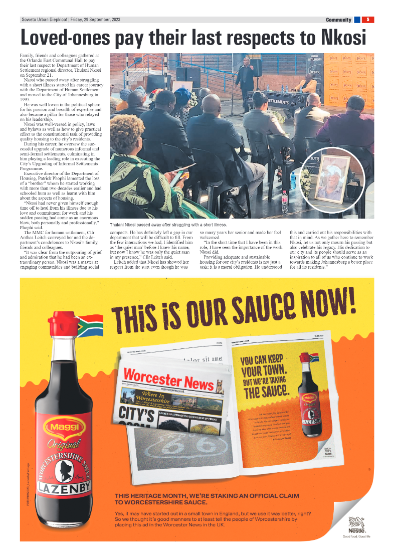 Diepkloof: 29 September 2023 page 5