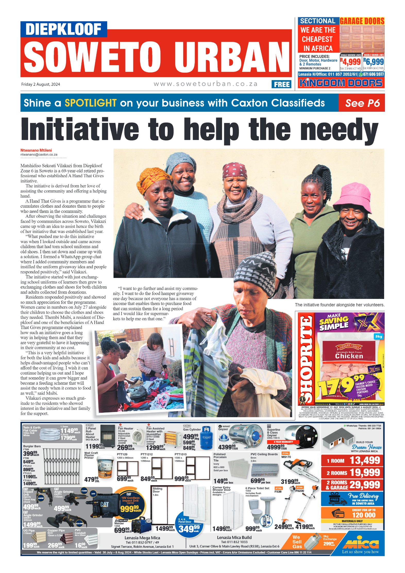 Diepkloof: 02 August 2024 page 1