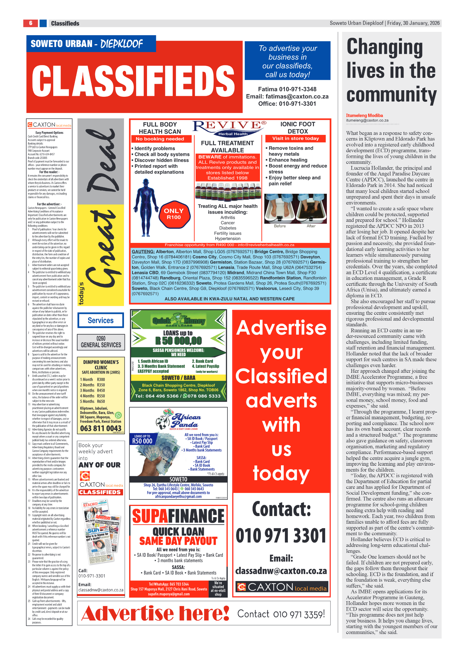 Diepkloof: 30 Friday January page 6