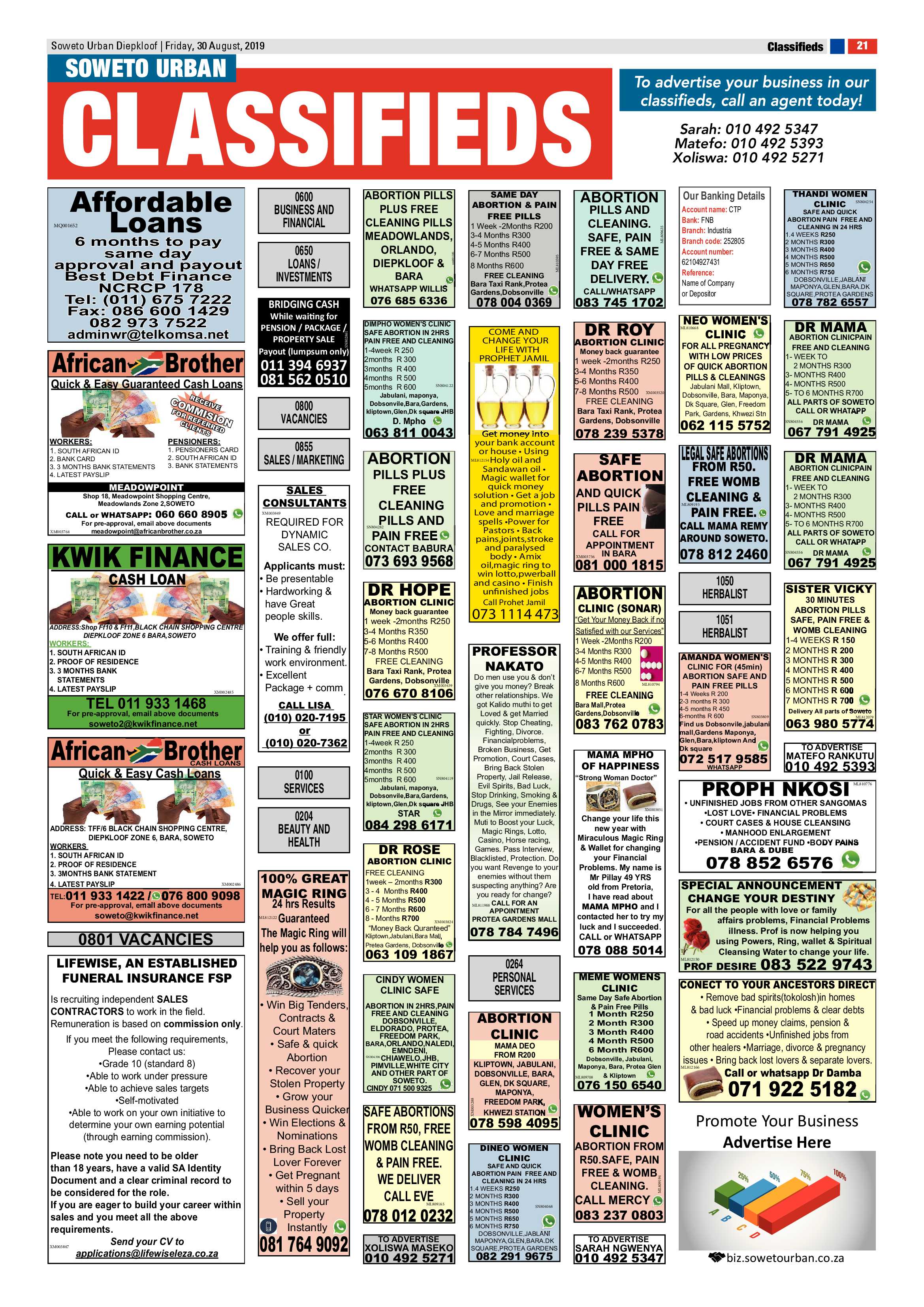 Diepkloof News – August 30, 2019 page 21
