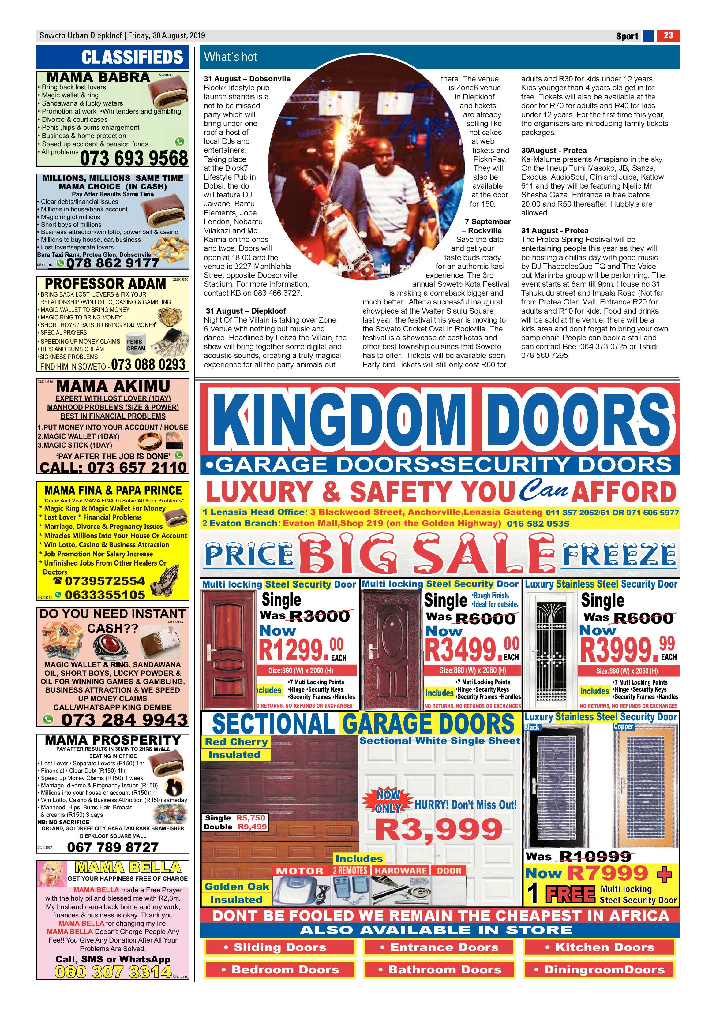 Diepkloof News – August 30, 2019 page 23