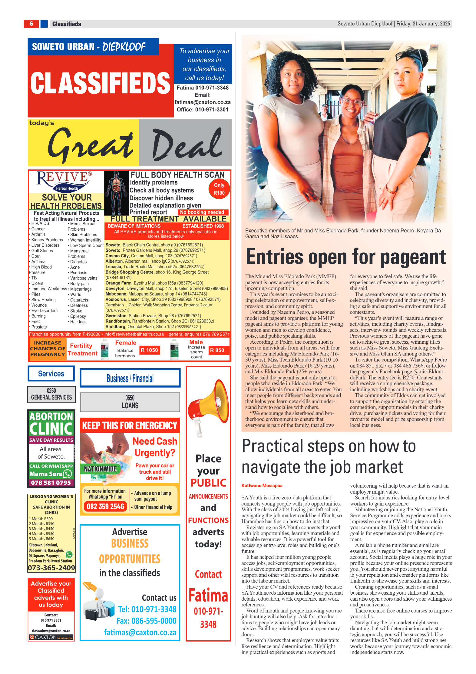 Diepkloof: 31 January 2025 page 6