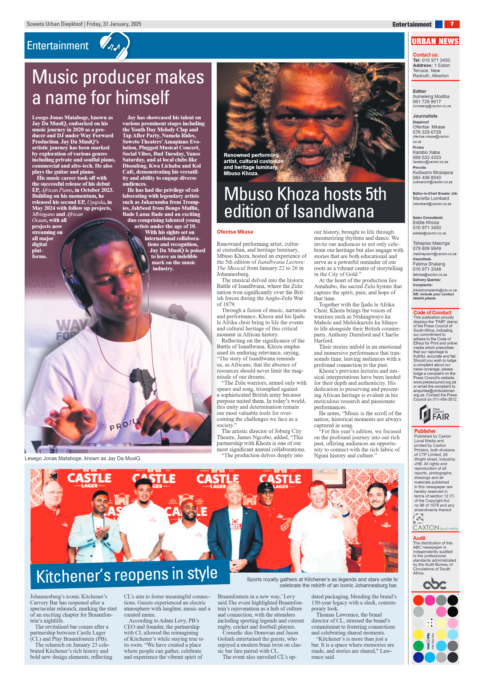 Diepkloof: 31 January 2025 page 7