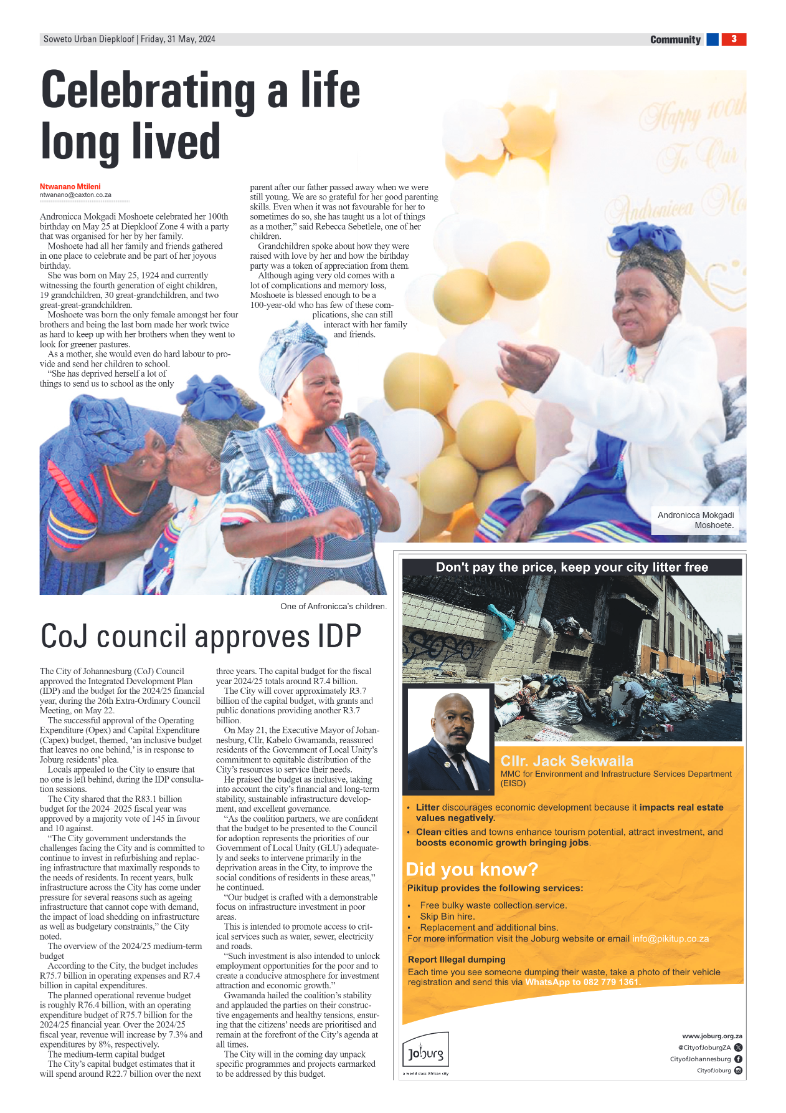 Diepkloof:  May 31 202 page 3