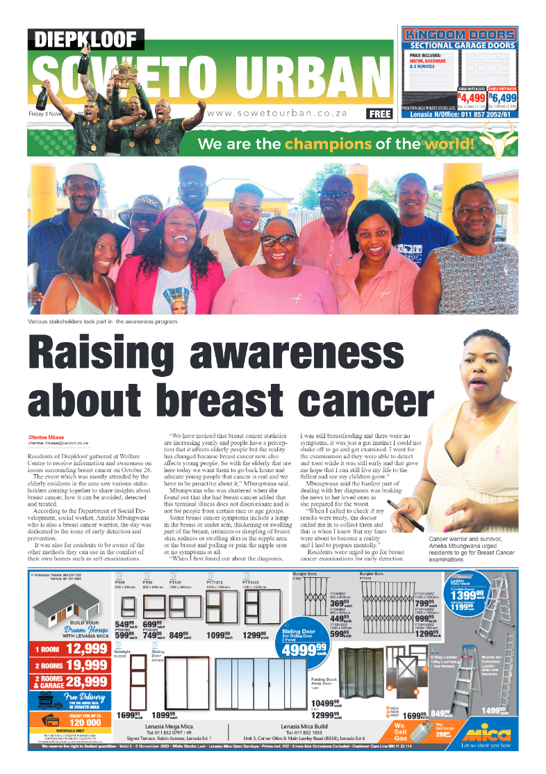 Diepkloof: 03 November 2023 page 1