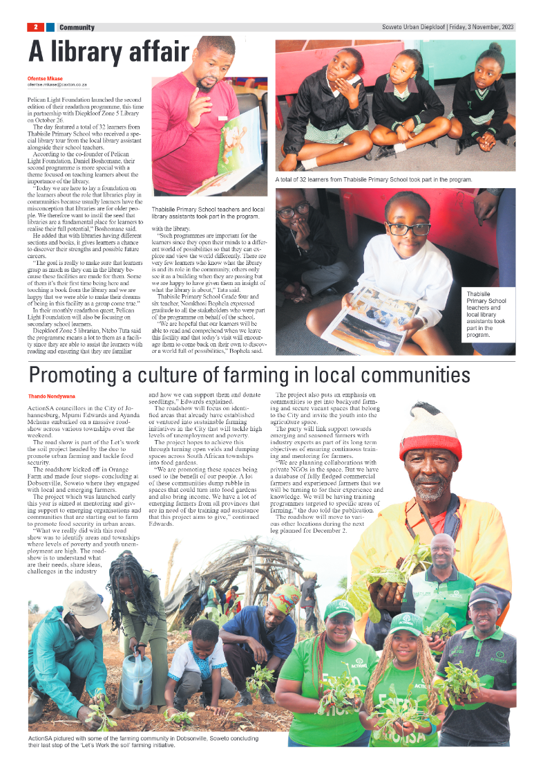 Diepkloof: 03 November 2023 page 2