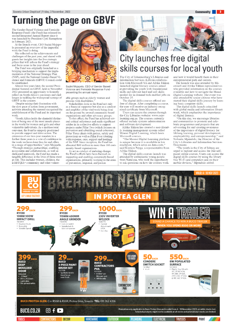 Diepkloof: 03 November 2023 page 3