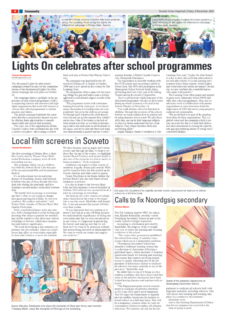 Diepkloof: 03 November 2023 page 4